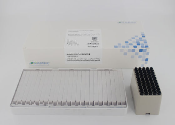 CTnI 50tests/prueba cardiaca Kit Rapid Quantitative Diagnostic Detection del marcador de la caja